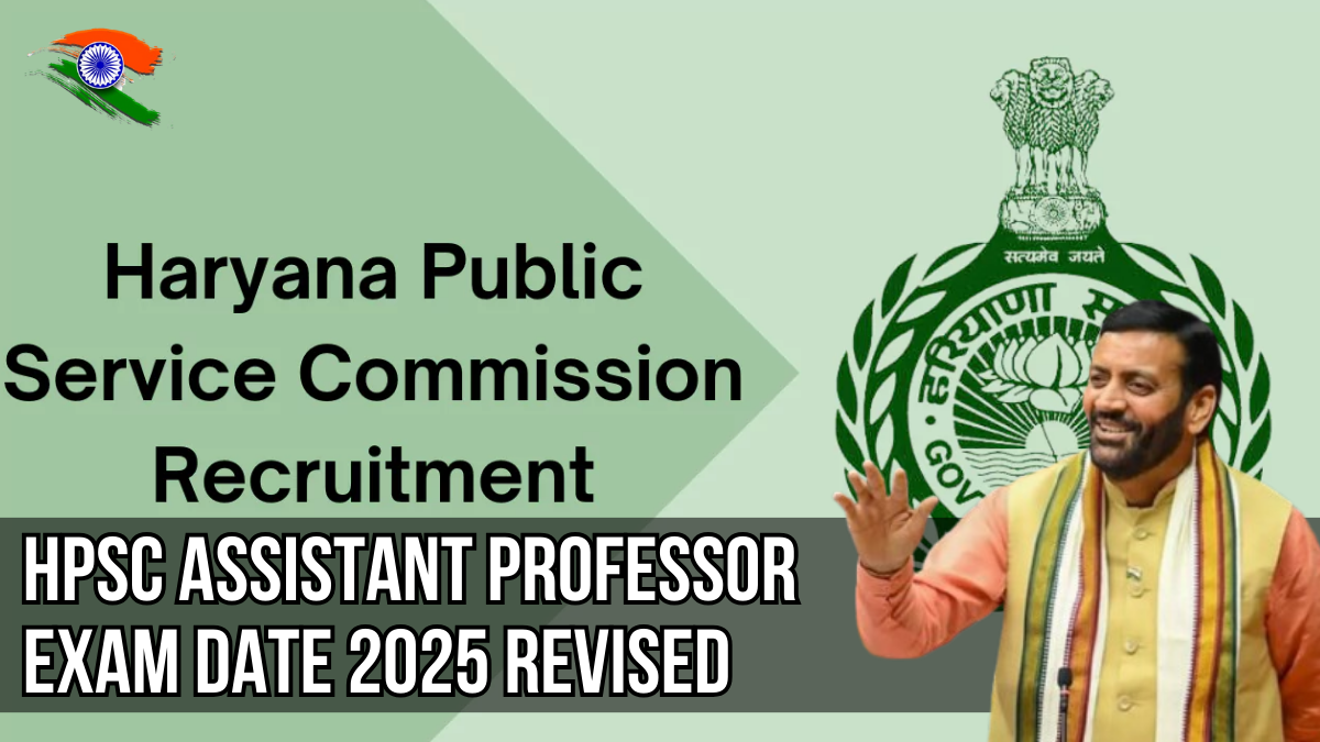 HPSC Assistant Professor Exam Date 2025 Revised