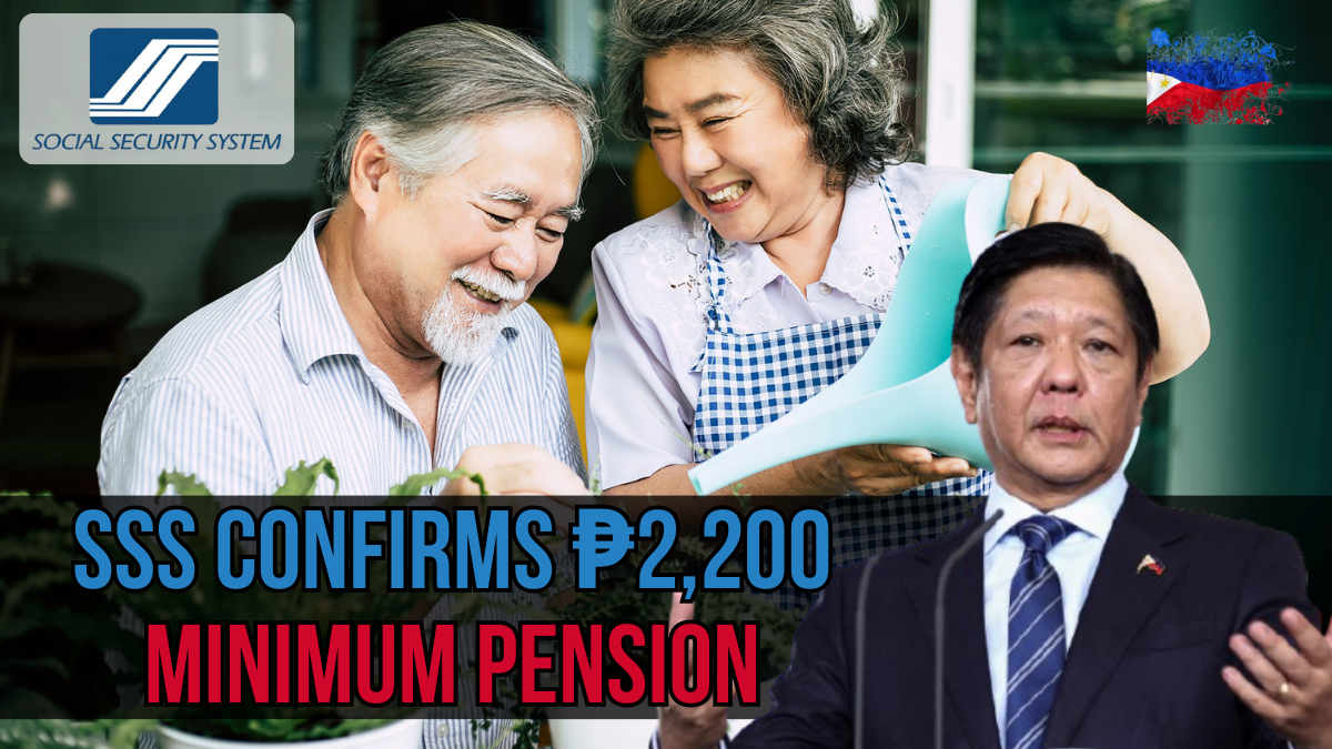 SSS Confirms ₱2,200 Minimum Pension