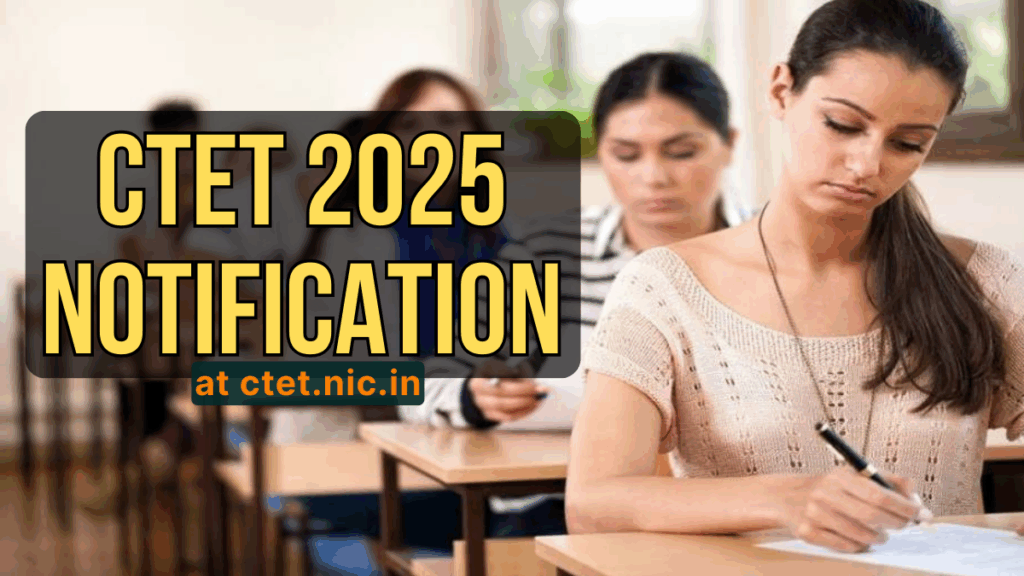 CTET 2025 Notification