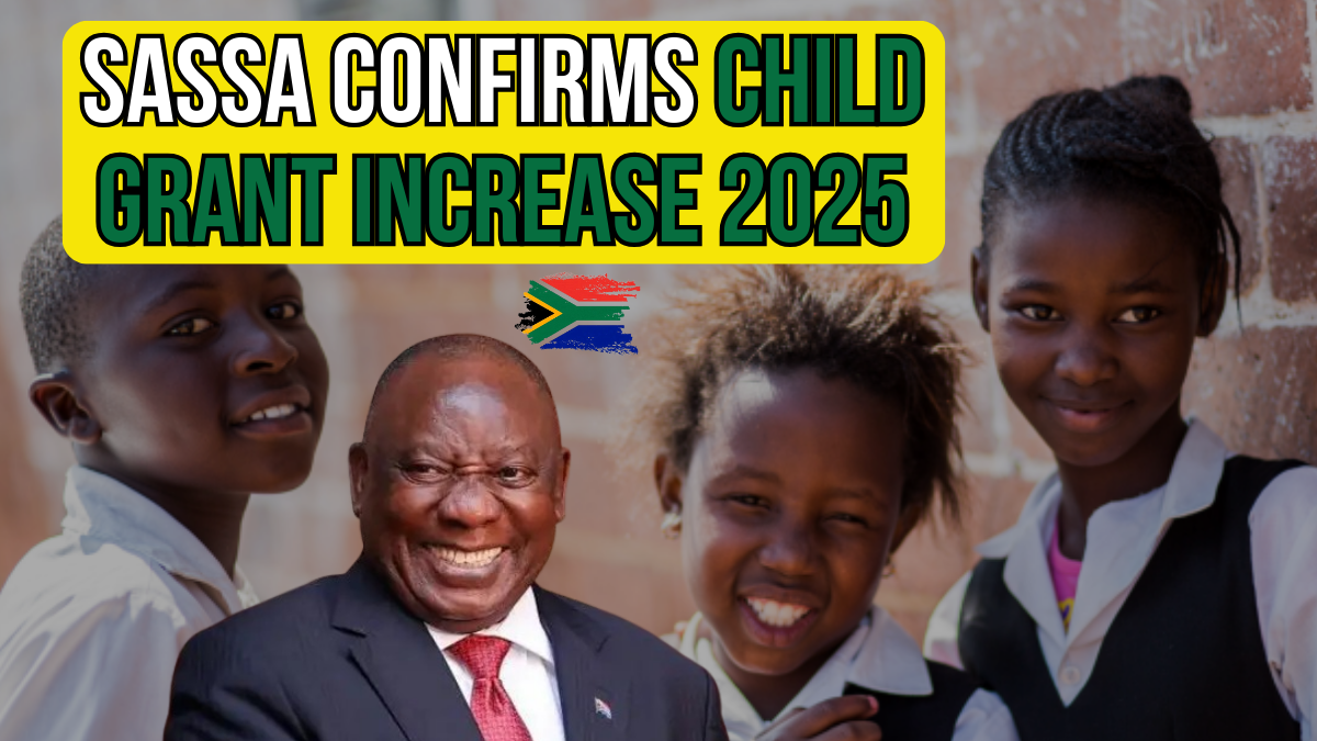 South Africa Confirms Child Grant Increase 2025