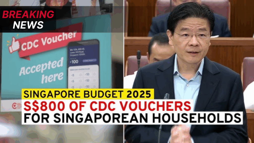 Over 800,000 Singaporean households will receive CDC vouchers in 2025 and see if you qualify