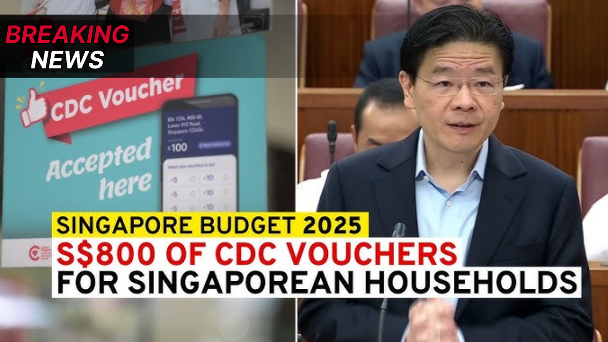 Over 800,000 Singaporean households will receive CDC vouchers in 2025 and see if you qualify