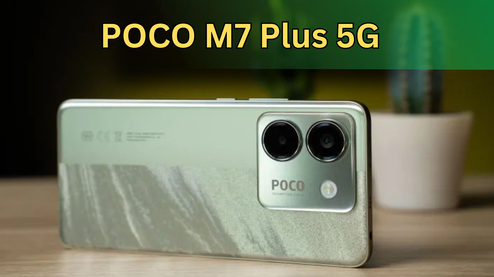 POCO M7 Plus 5G: Teaser Hints at India Launch with Massive 7,000 mAh Battery